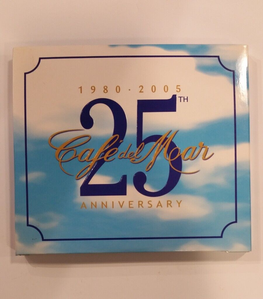 Café del Mar 25th Anniversary 1980-2005 (3CD) nuovo non sigillato