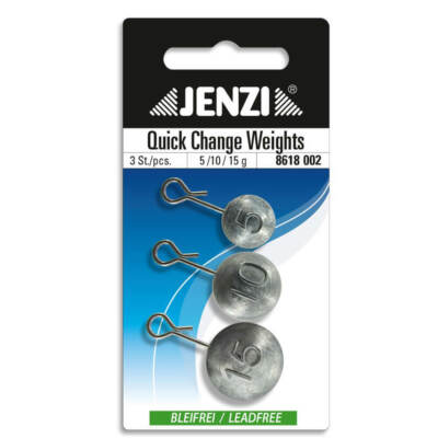 Jenzi Quick Change Weights Schnellwechsel-Gewichte bleifrei 3Stk Wechselgewicht