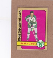 1972-73 O PEE CHEE HOCKEY BARRY GIBBS #101 NORTH STARS EX+ *A33305