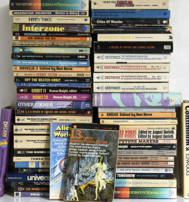 vintage SCIENCE FICTION ANTHOLOGIES : Select titles, build your library - Sci-Fi