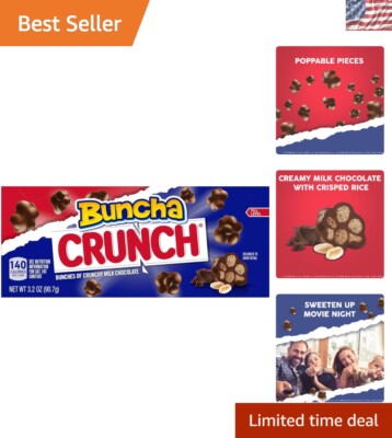 Shareable Buncha Crunch 12-Pack | 3.2 oz Milk Chocolate, No Artificial Flavors