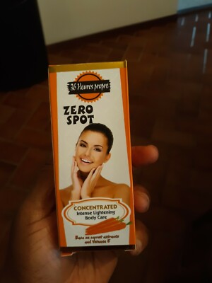 zero spot face cream