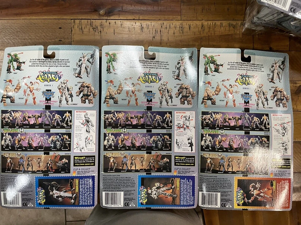 Juego completo de figuras de ultra acción Spawn Total Chaos 1996 serie 1 (lote de 6) Foto 4 de 4