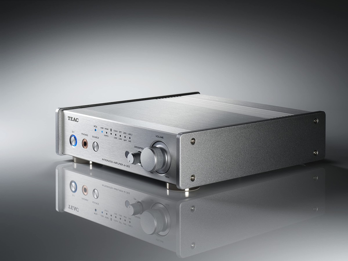 【美品】TEAC AI-303-S TEAC AI-303-S Silver USB DAC Stereo Integrated Amplifier New