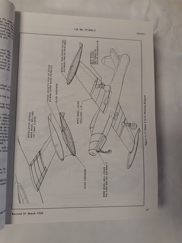 Republic USAF Series F-84G Aircraft Erection & Maintenance Instructions Copy - Picture 7 of 12