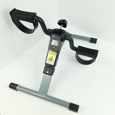 Under Desk Fitness Bike Pedal Stationary Resistance Exercise Portable Digital