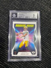 2020 ROOKIES & STARS JORDAN LOVE ROOKIE RUSH RED FOIL RC #RR-4 BGS 9