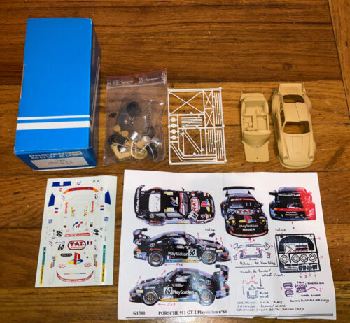 Provence Moulage Kit Voiture 1:43 Porsche 911 GT2 60 PlayStation LM 98 K1380 - Photo 1/8