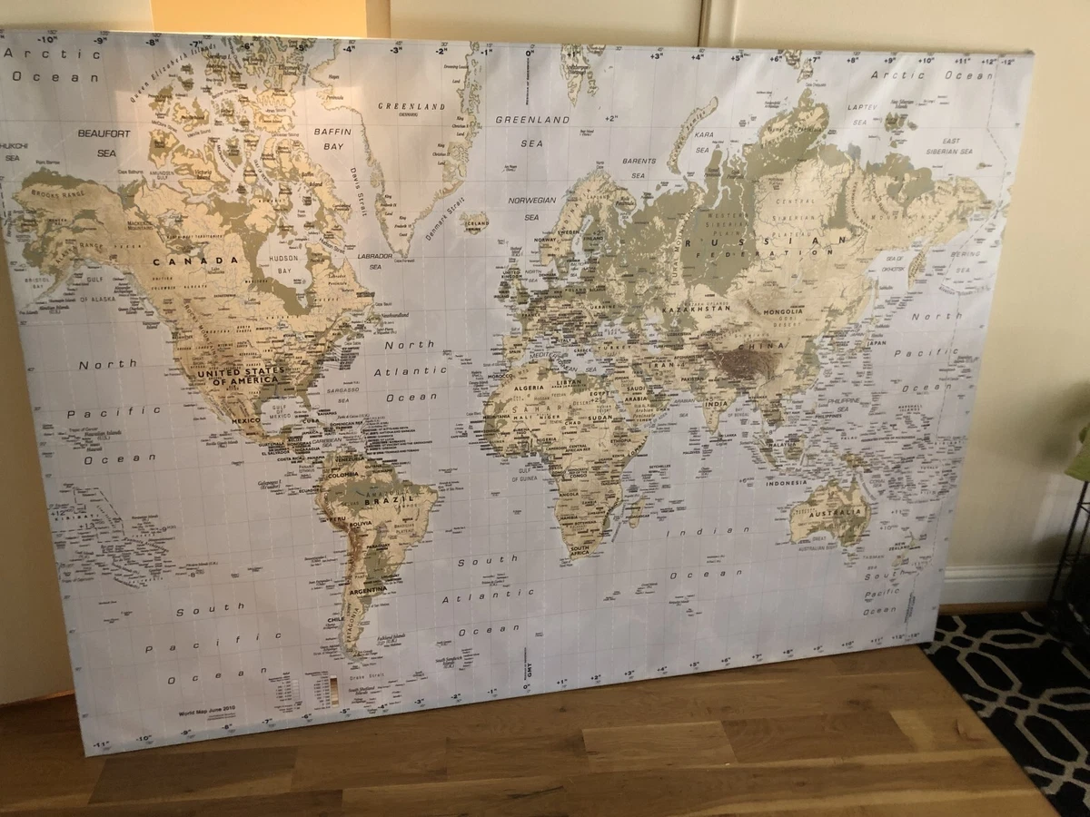 IKEA World Map Home Décor Posters & Prints for sale | eBay