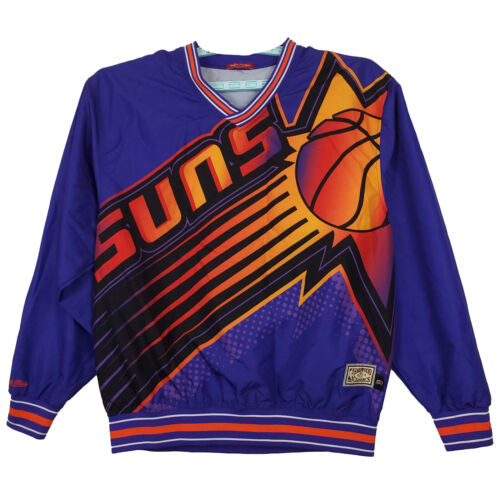 Phoenix Suns Mitchell & Ness NBA Medium Womens Pullover Jacket Purple New
