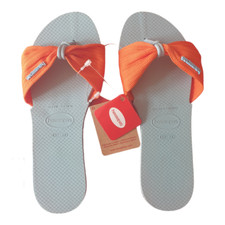 INFRADITO HAVAIANAS CON FASCIA IN TESSUTO 37/38