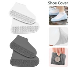 Anti-slip Silicone Zipper Reusable Rain Shoe Covers Waterproof Cover Protector