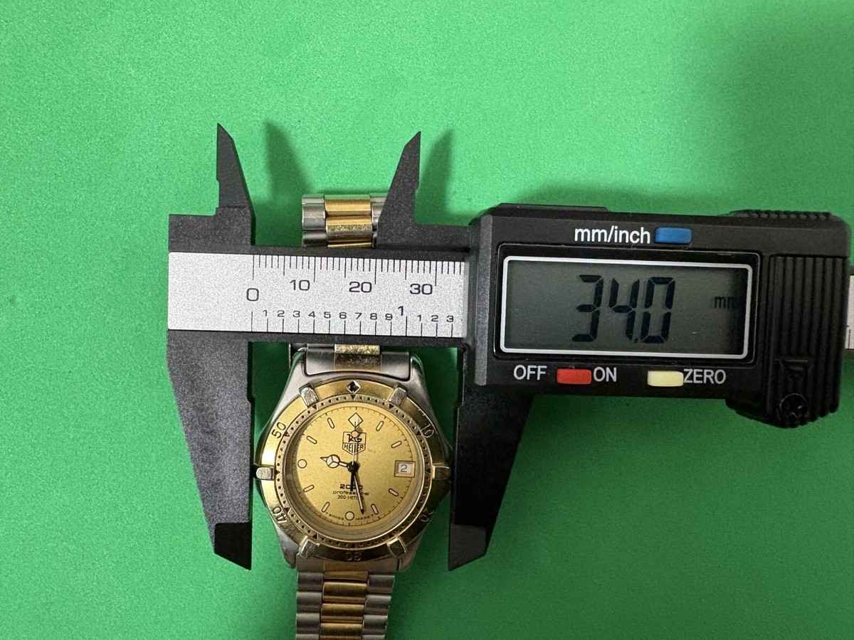 ▶️ [N MINT] TAG Heuer 2000 962.213 gold Men's Watch Swiss
