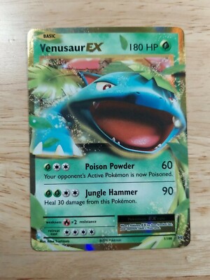 Venusaur EX 1/108 XY Evolutions NM Ultra Rare Pokemon Card