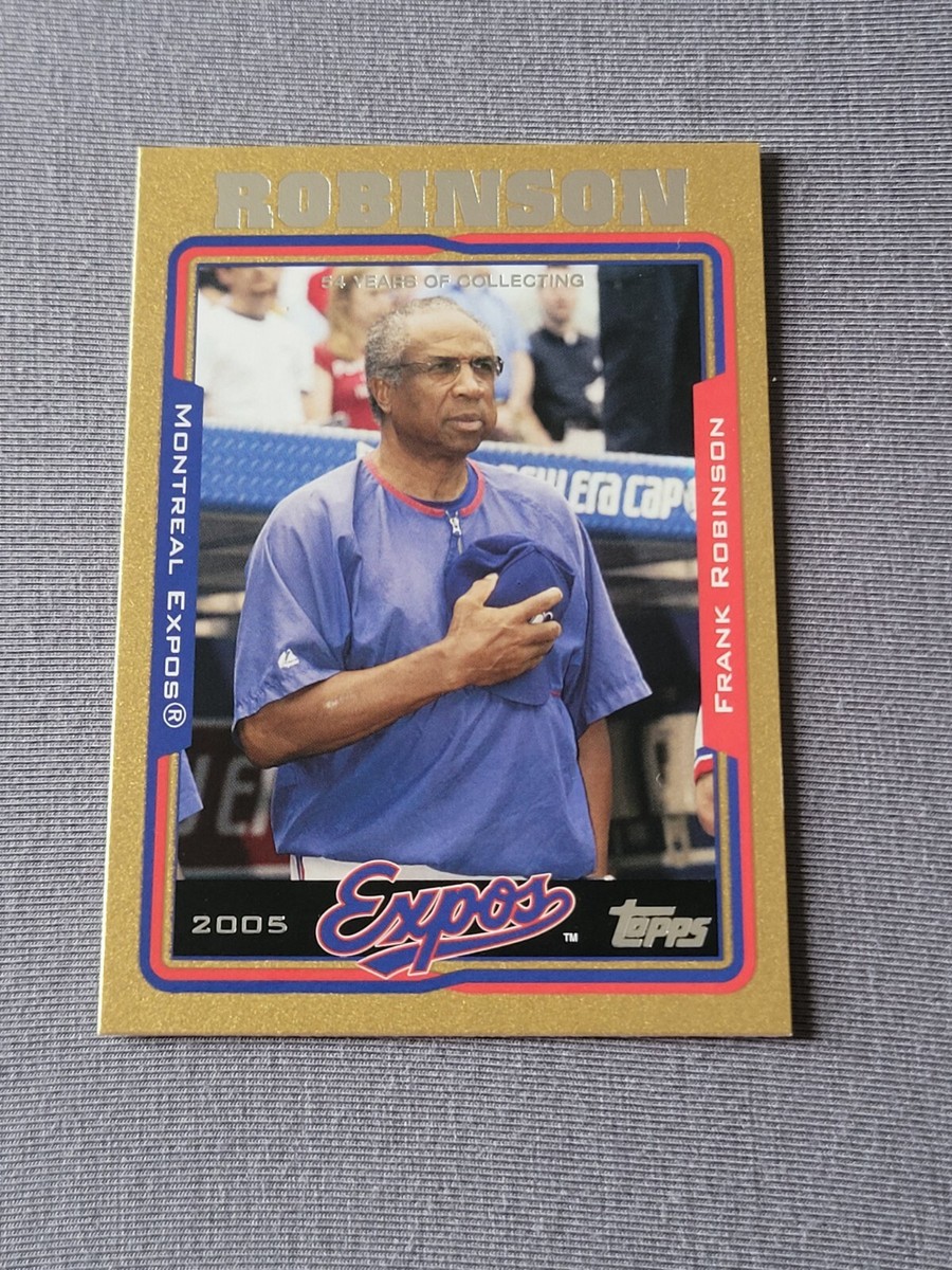 2005 Topps Gold #284 Frank Robinson MG SN 0562/2005 | eBay