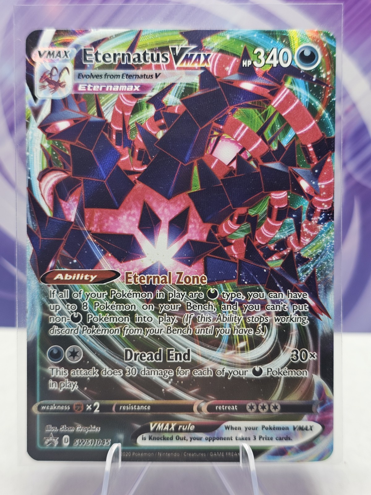 Eternatus VMAX SWSH045 SWSH: Sword & Shield Promo Cards Holo