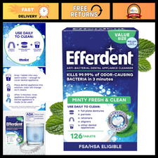 Denture Cleaner Tablets - Minty Fresh, 126 Co...