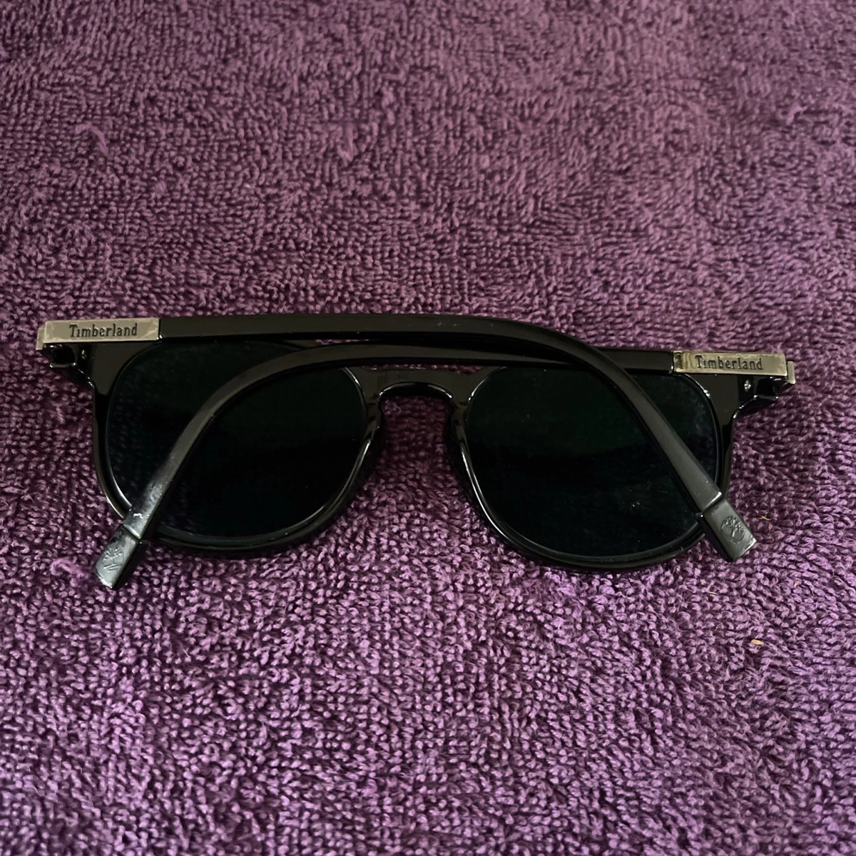 Timberland TB9151 01H Black Round Plastic Polarized Sunglasses Frame 51-19-145