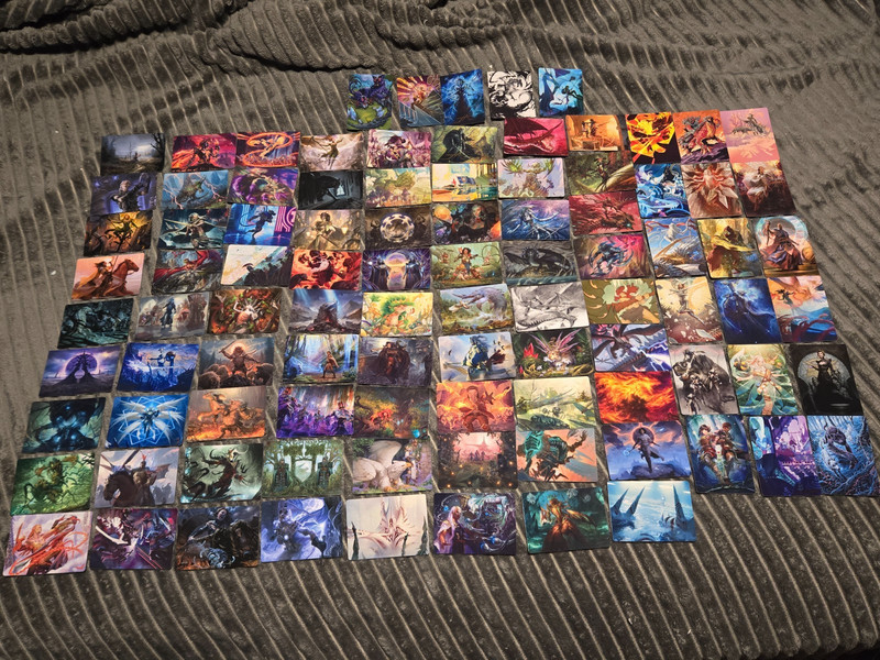 MTG Lot of 95 ART SERIES Cards -NO DOUBLES-Some Gold Signatures