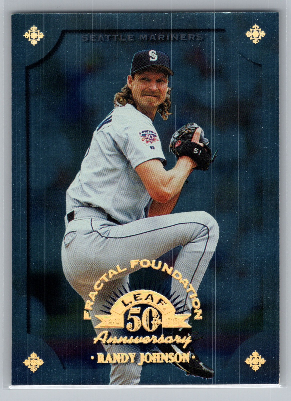 1998 Leaf Randy Johnson Fractal Foundations #/3999 #30