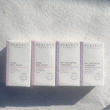 Perfect Formula Pink Gel Coat, My Favorite Top Coat & Gel Coat Color Barely (3)
