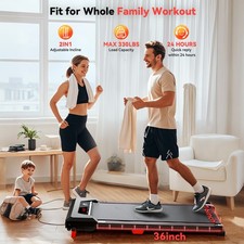 Electric treadmill, home fitness equipment, equipped with remote control and LED 8