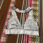 PINK Victorias Secret Womens Mauve Lace Bralette Gray Bra Size XS — photo 6