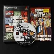 Grand Theft Auto III GTA 3 PS2 PlayStation 2 Game CIB Complete Manual NO Map