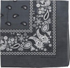 22 Inch Cotton Paisley Bandana
