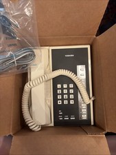 NIB Toshiba Japan Electronic Key Single Line Corded Phone EKT6010