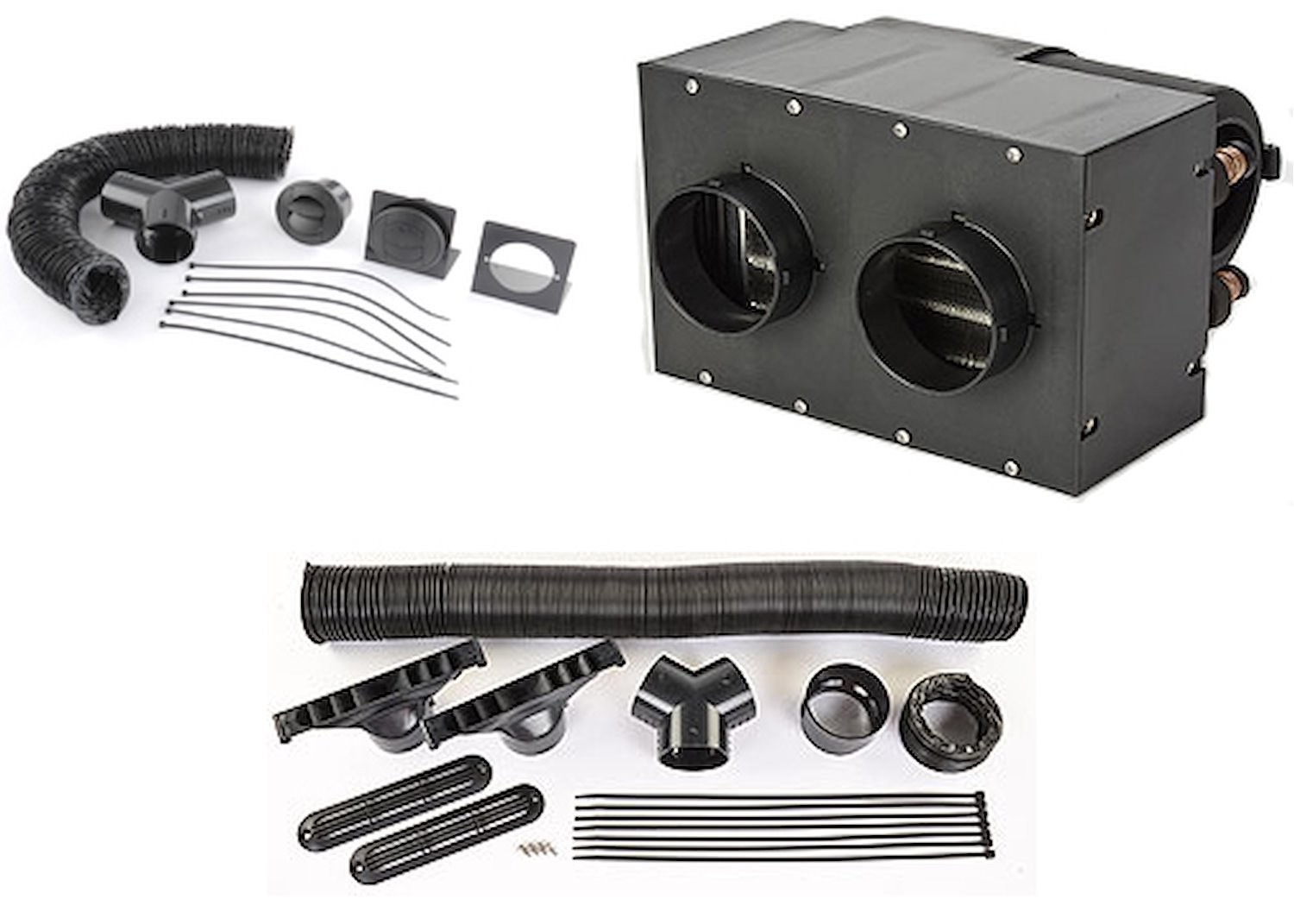 JEGS 70601K Auxiliary Heater and Duct Kit 28000 BTU