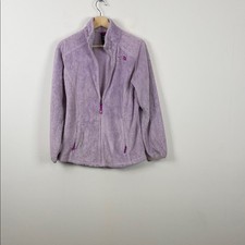 The North Face Fleece Girl's XL Lavender Teddy Full Zip 2 Pocket Soft Jacket