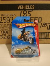 2010 Hot Wheels #194 Race World Highway 2/4 BAD BAGGER Gold w/Black MC3 Spokes