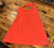 VTG Y2K HOLLISTER RED BABYDOLL STRAPLESS DRESS SZ MEDIUM Gossip Girl Dress