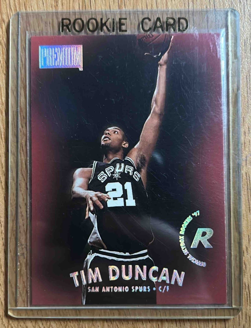 1997-98 Skybox Basketball x Premium Tim Duncan #112 RC San Antonio Spurs