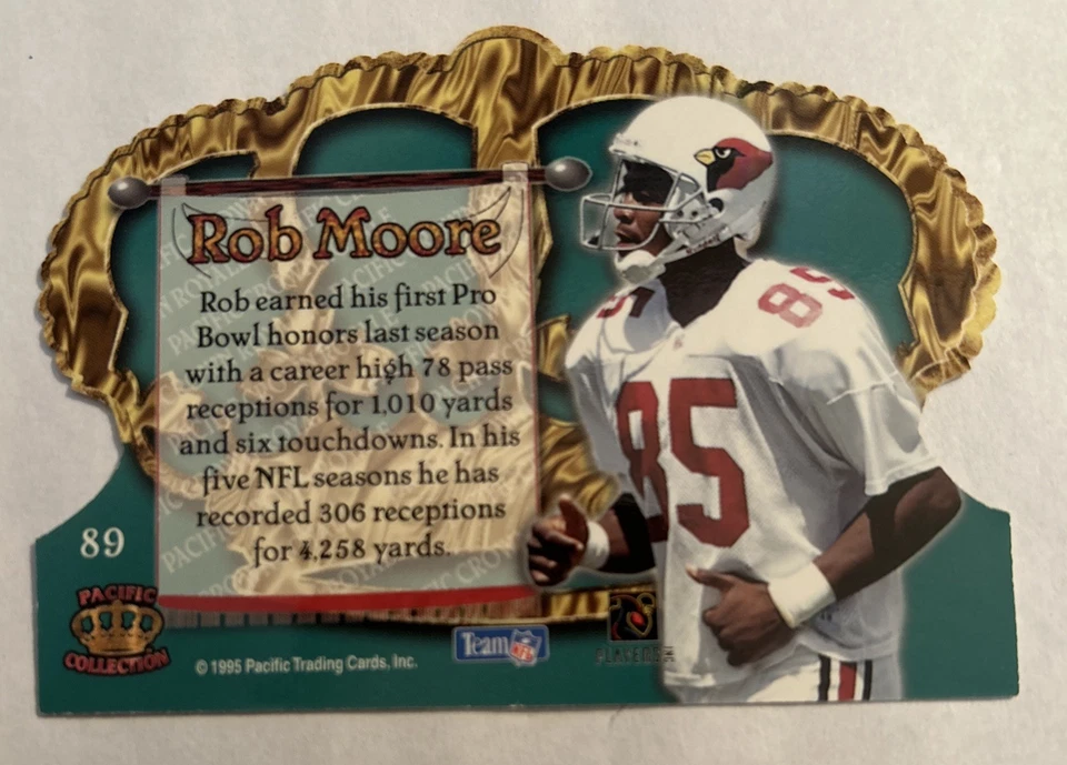 1995 Crown Royale Copper #89 Rob Moore, Cardinals - Image 2 of 2