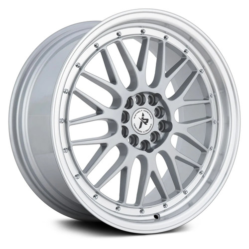 Impact Racing 505 Wheels 17x7.5 (38, 5x100, 73.1) Silver Rims Set of 4 ...