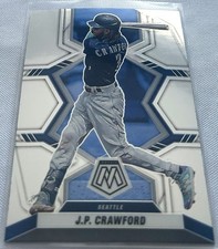 2022 Panini Mosaic Baseball J.P. Crawford Seattle Mariners base card #87