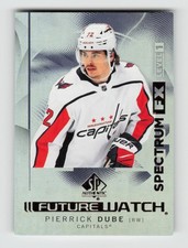 2024-25 SP Authentic Spectrum FX Future Watch Pierrick Dube Washington Capitals