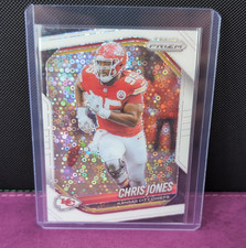 2025 Panini Prizm White Disco Prizm Chris Jones Kansas City Chiefs Card #113