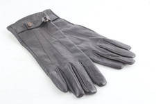 Dark Brown Leather Driving Gloves Women  s Size Small S Classic