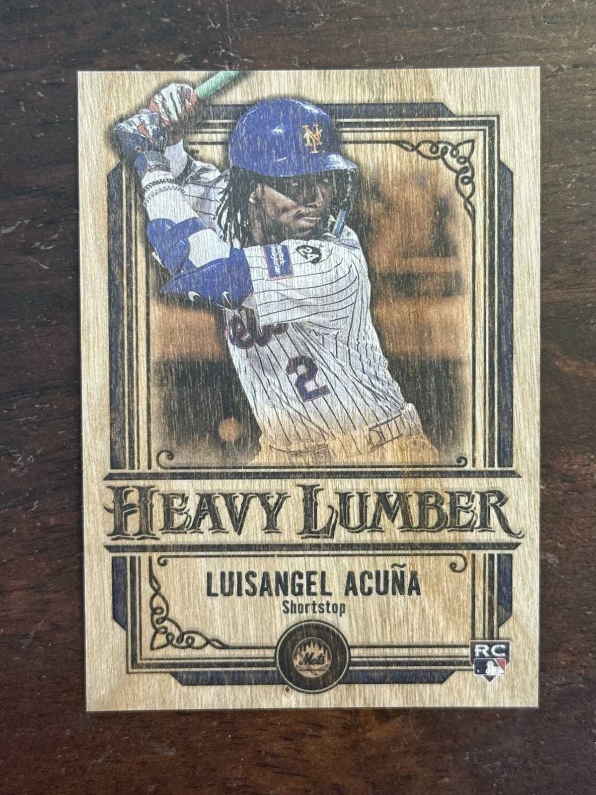 2025 Topps Update Luisangel Acuna Heavy Lumber RC SP Case Hit #HL-70 Mets