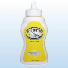 Boy Butter Original Lubricant with Coconut Oil 9oz Squeeze Bottle