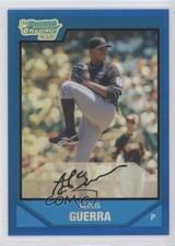 2007 Bowman Draft Chrome Picks Prospects Blue Refractor 22/199 Deolis Guerra 0b0
