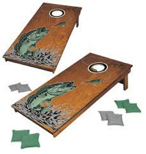 Bass Pro Shops 1-1-16475-Bp015 Bass Regulation Cornhole Bean Bag Game Set