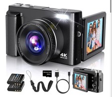 4K Digital Camera for Photography Autofocus,