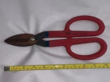VINTAGE WISS TOOLS 10” UTILITY METAL CUTTING SNIPS A-11 USED