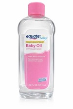 equate baby Baby Oil Hypoallergenic 20 fl oz 591 mL Model L00103468