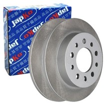2X JAPKO BREMSSCHEIBEN HINTEN 257,8mm VOLL PASSEND FÜR HYUNDAI COUPE TIBURON