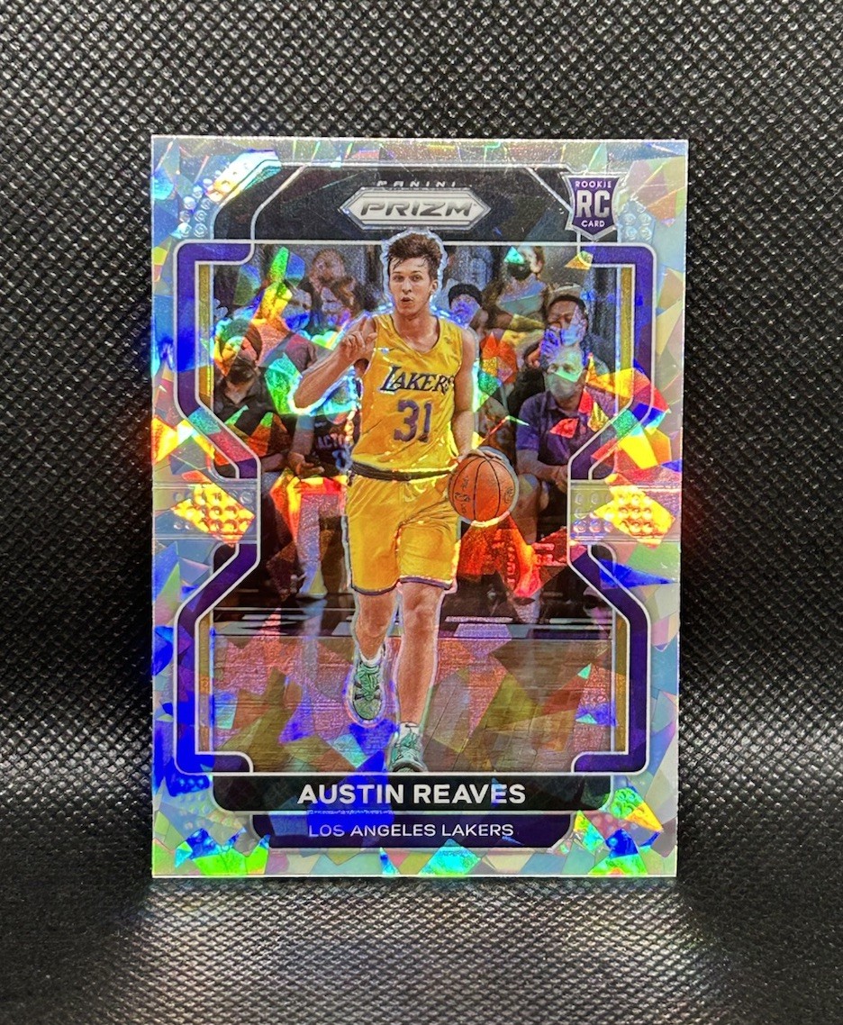 2021 Prizm Austin Reaves Ice Prizm Rookie #165 - Los Angeles Lakers